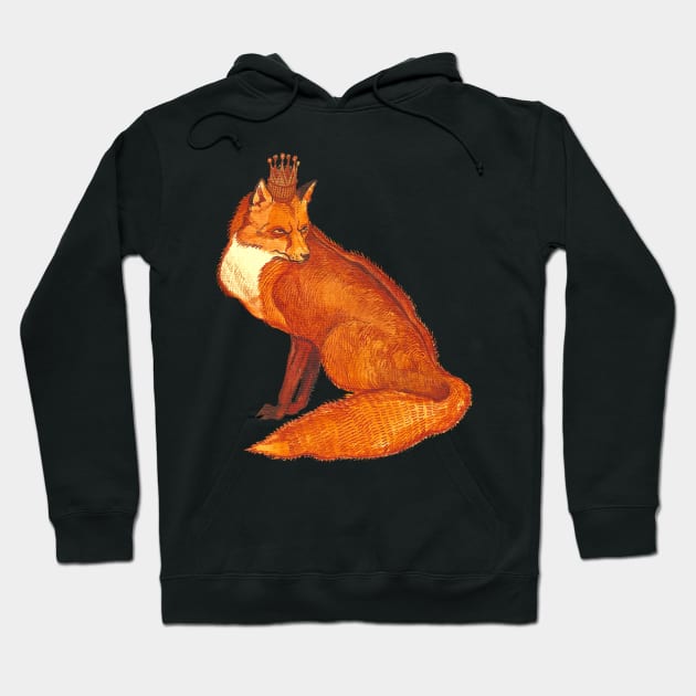 Royal fox Hoodie by asya_lisina